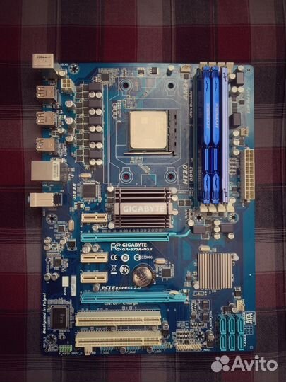 Плата ga-970a-ds3; процессор amd fx 6350; озу 12gb