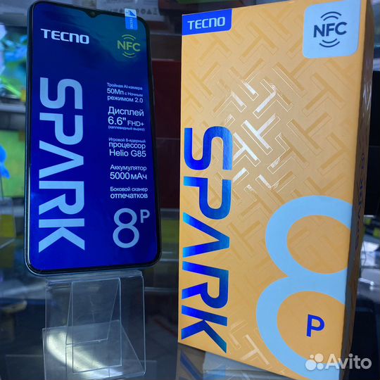 Tecno spark 8p 128гб