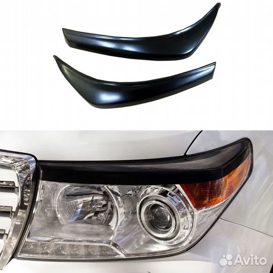 Реснички для Тойота Лэнд Крузер 200 (рестайлинг)