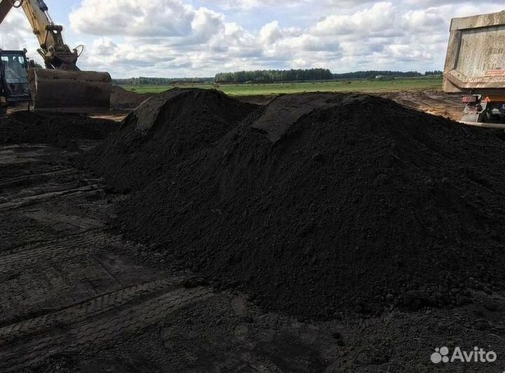 Плодородный грунт пойменная земля + торф