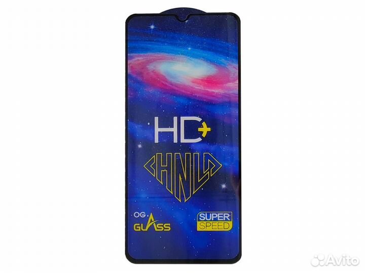 Стекло для Tecno Spark Go 2022 HD+ glass (Черный)