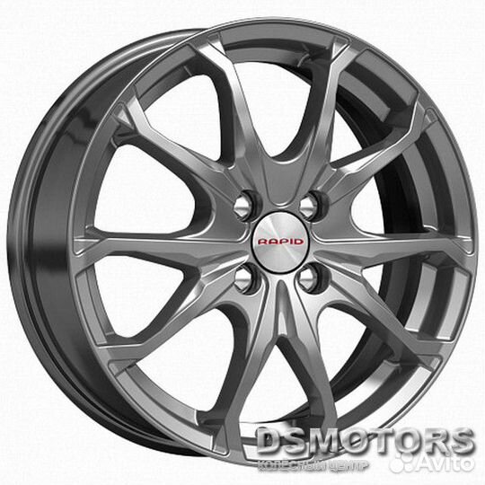 Диски Brent 6.0/16 4x100 ET41 d60.1 дарк платинум