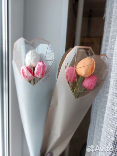 Букет из мыльных тюльпанов