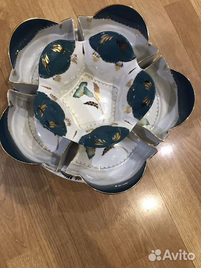 Салатник менажница фарфор