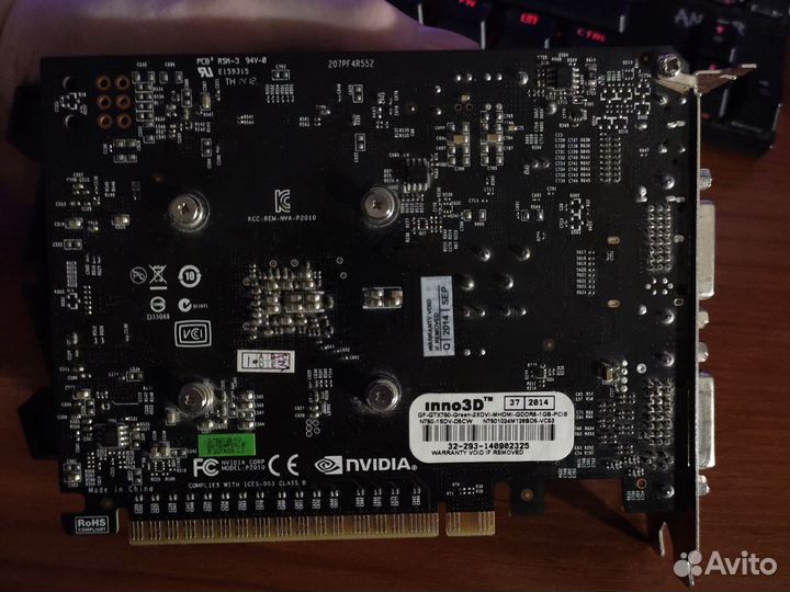 Видеокарта gtx 750 1gb