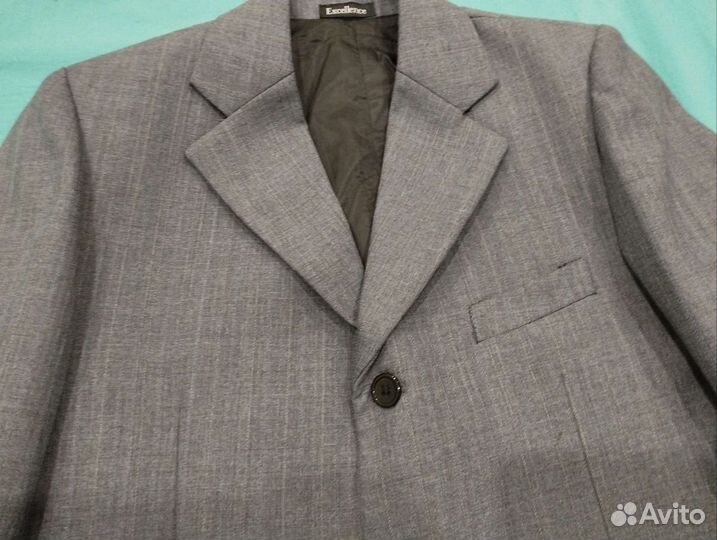 Пиджак 146-152 серый, школьный