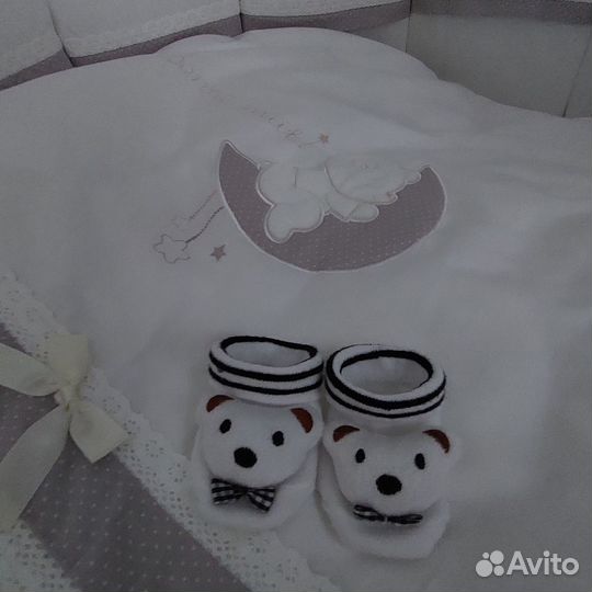 Детская кроватка трансформер круглая