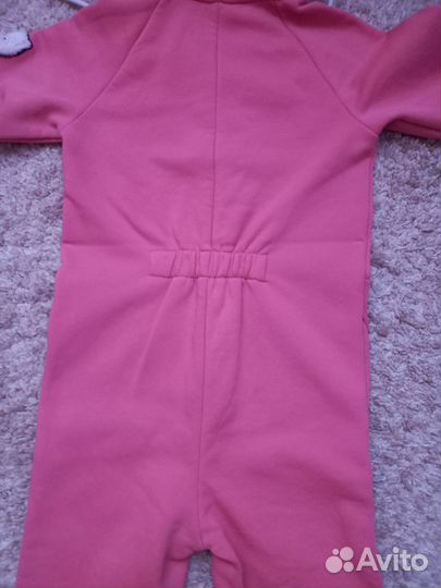 Комбинезон трикотажный на флисе 128