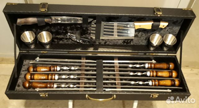 Шашлычный набор, 6 шампуров в Екатеринбурге