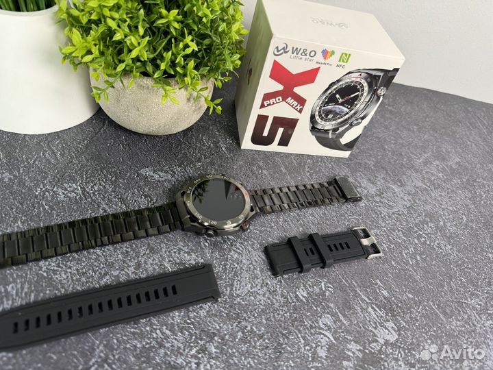 Смарт часы мужские классические x5 SMART watch