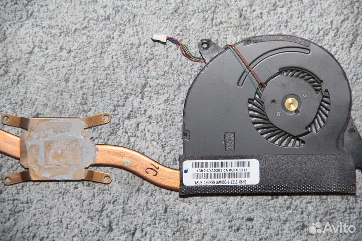 Система охлаждения Asus Zenbook UX31E