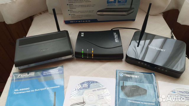 Wifi роутер Asus WL-520GC TrendNet 435BRM AUS.linx