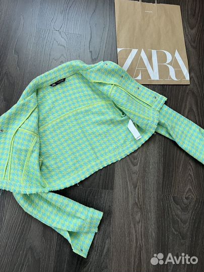 Твидовый жакет Zara оригинал М