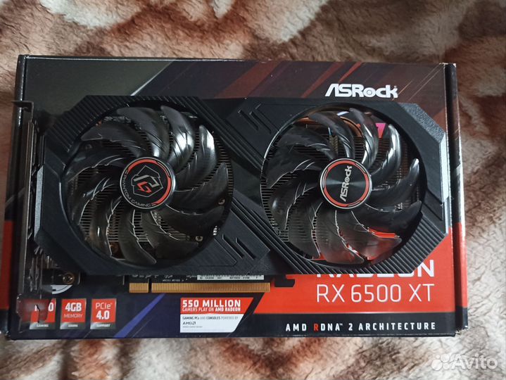 Видеокарта Rx 6500 xt 4gb