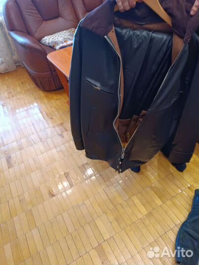 Куртка кожаная и брюки из кожи пилот ввс СССР