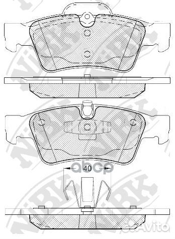 Колодки торм. задн. MB M-Klasse 3.0/3.5/5.0L 05