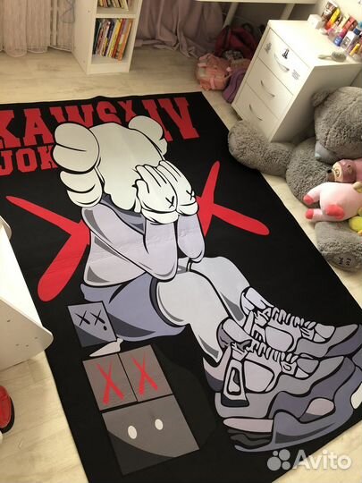 Мини Коврик kaws