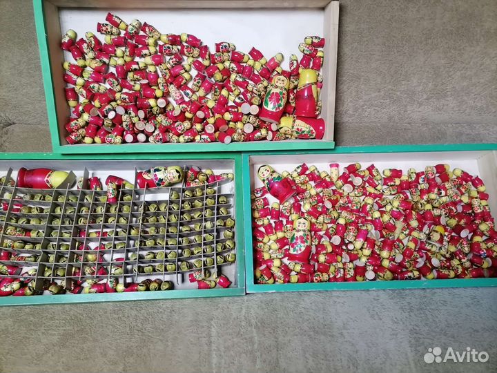 Матрешка СССР счетный материал