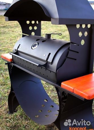 Мангал коптильня