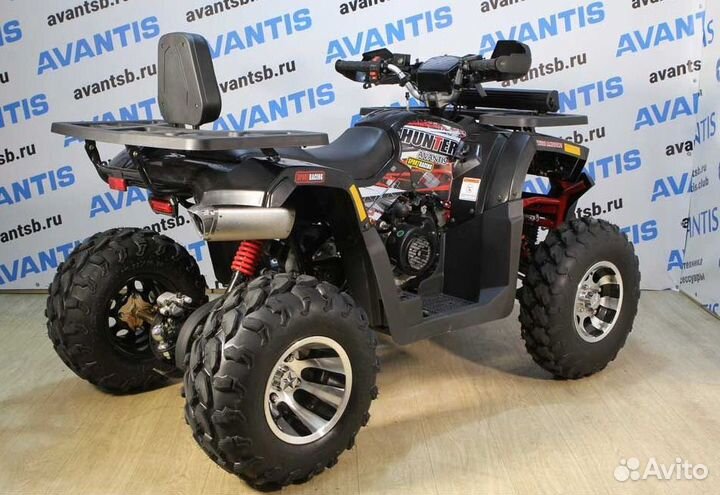 Квадроцикл avantis hunter 200 NEW premium черный