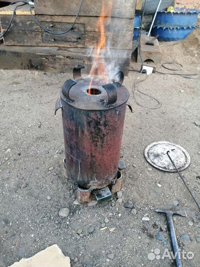 Печь щепочница