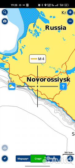 Карта глубин для рыбалки