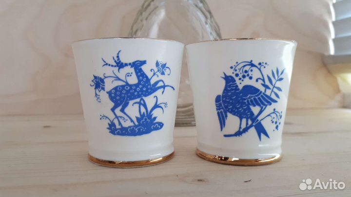 Графин штоф + стопки лфз СССР