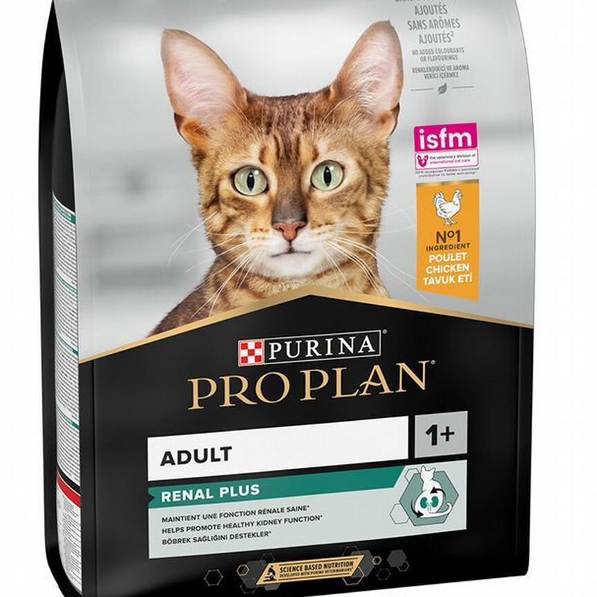 Корм purina PRO plan Adult Renal Plus курица 3 кг