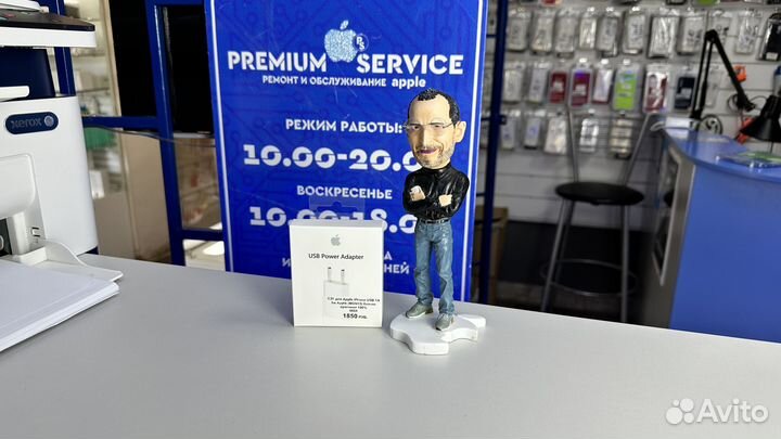 Блок Apple iPhone 5w 1A Оригинал Зарядка Гарантия