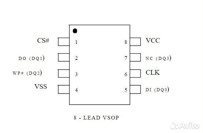 Микросхема EN25S64-104RIP