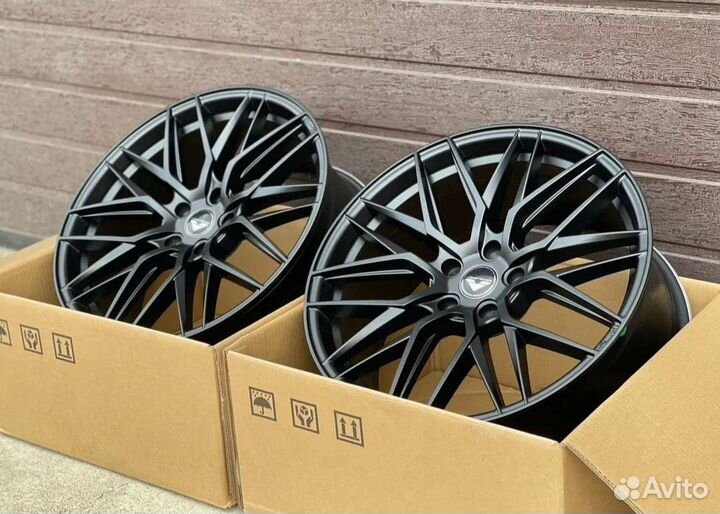 Диски Vorsteiner VF107 R19 5*112 чёрный матовый