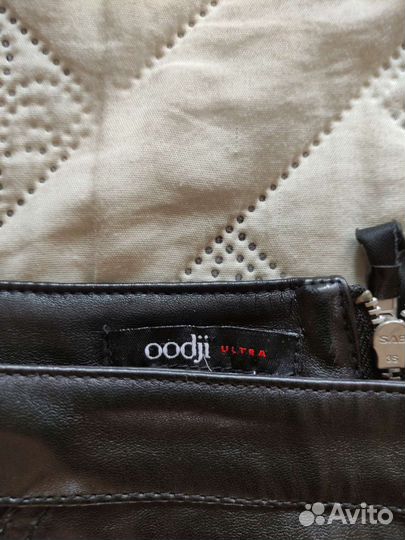 Юбка кожаная