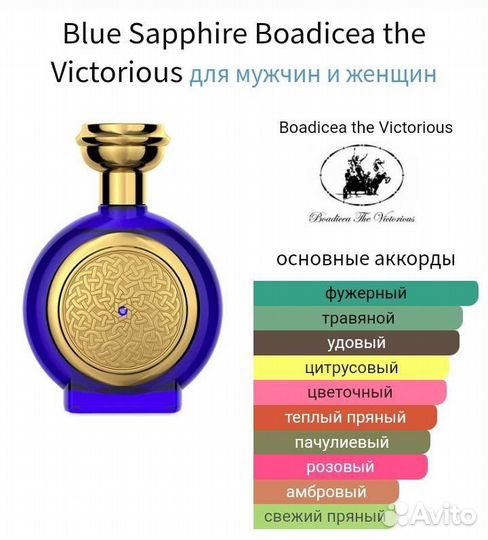 Распив Blue sapphire Оригинал Отливант