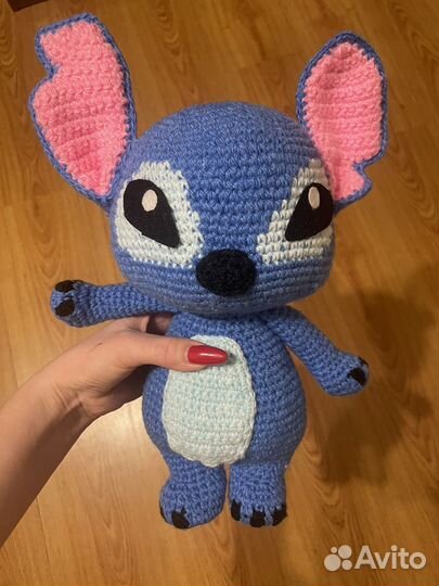 Вязаная игрушка Стич
