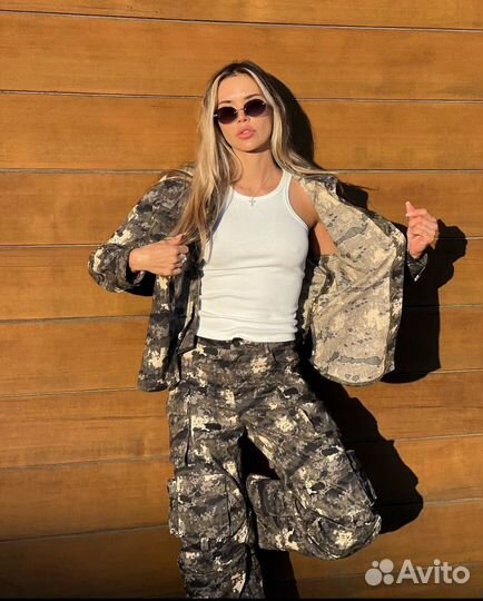 Tata bronc штаны карго милитари