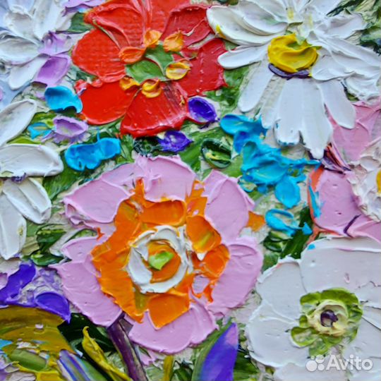 Картина с цветами 