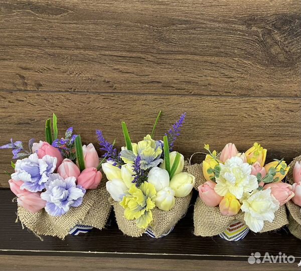 Букеты из мыла ручной работы