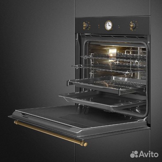 Электрический духовой шкаф smeg sfp805ao