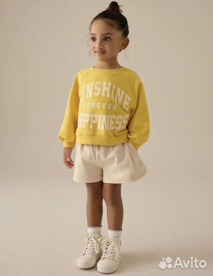 Лонгслив и шорты на девочку Next