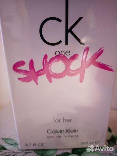 Оригинал. 200мл.Calvin Klein One Shock For Her.New