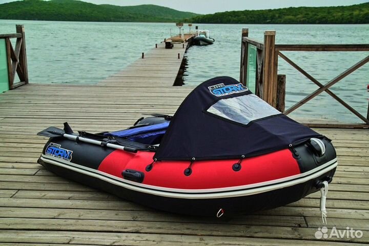 Лодка пвх Stormline Heavy Duty Air Pro 400 красная