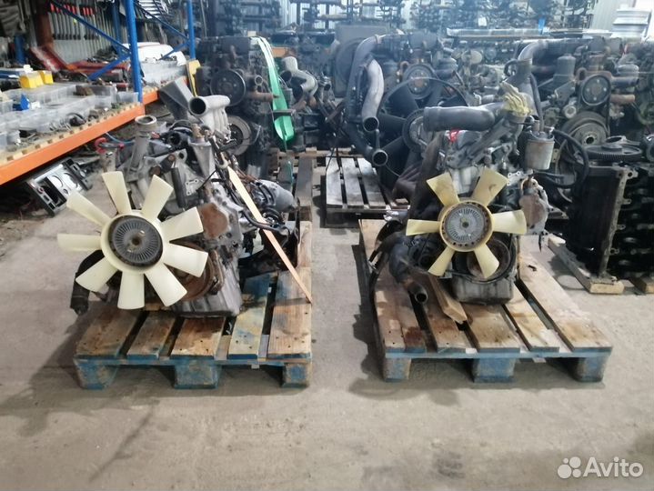 Мотор мерседес ом602 (двс 602) в сборе с кпп т1