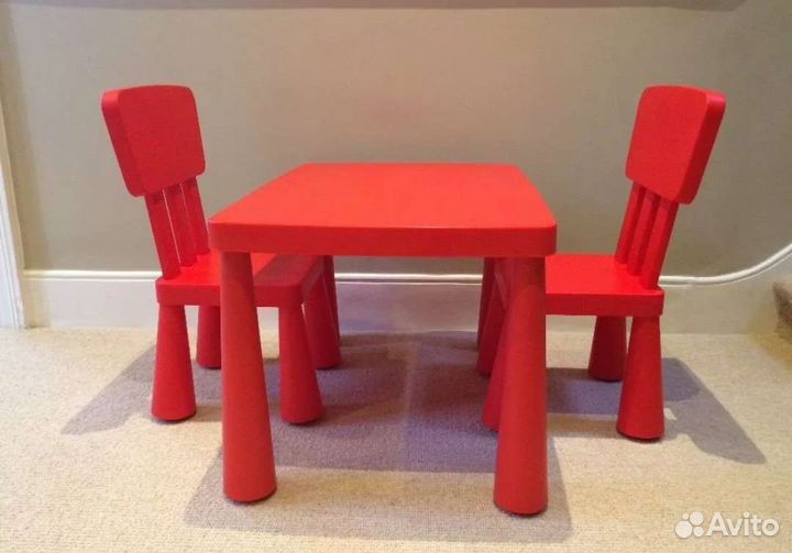 IKEA mammut стол и стульчики