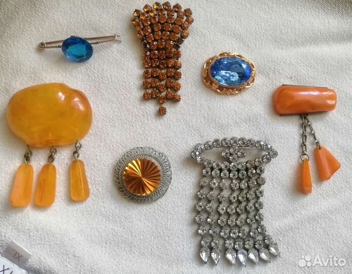 Броши винтаж СССР одним лотом