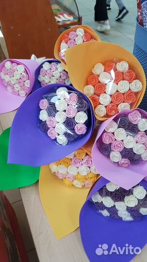 Букет из шоколадных роз, шоколадные букеты