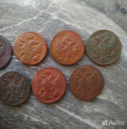 Денга 1731 - 1753 Полушка 1735-1736