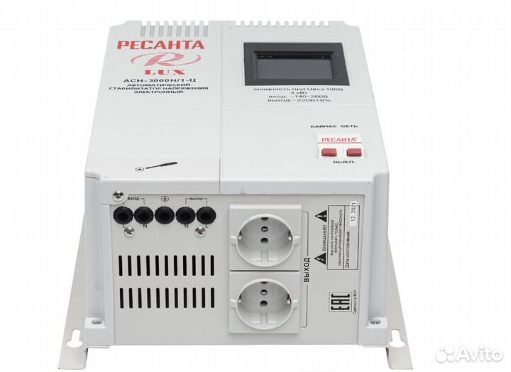 Стабилизатор Ресанта асн-3000Н/1-Ц Lux