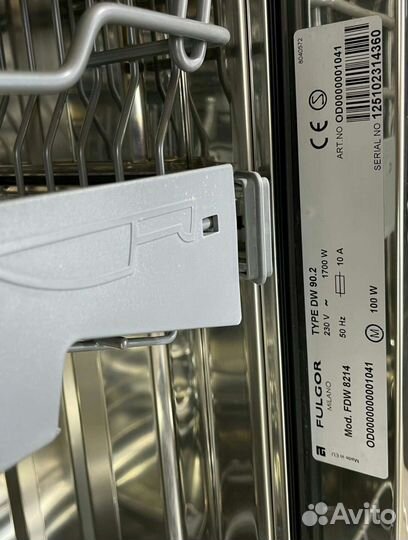 Посудомоечная машина Fulgor Milano 60см
