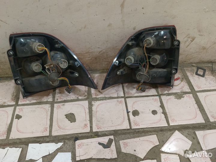 Задние фонари на priora (оригинал) с пучками
