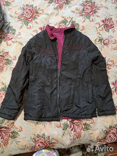 Куртка Осенняя двусторонняя женская 44-46